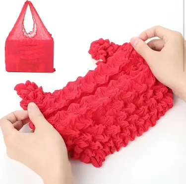 Reusable Foldable Shopping Bag - Pink