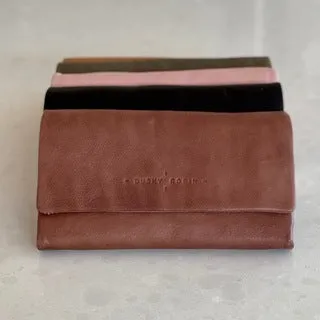 Rose Leather Purse