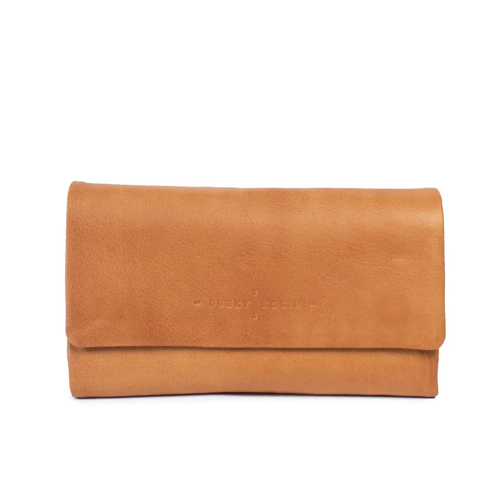 Rose Leather Purse