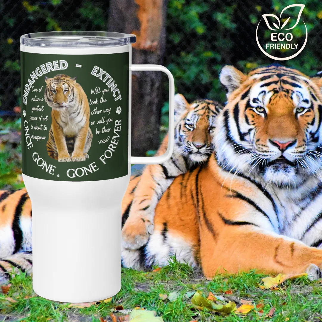 Save the Tigers, Travel mug with handle