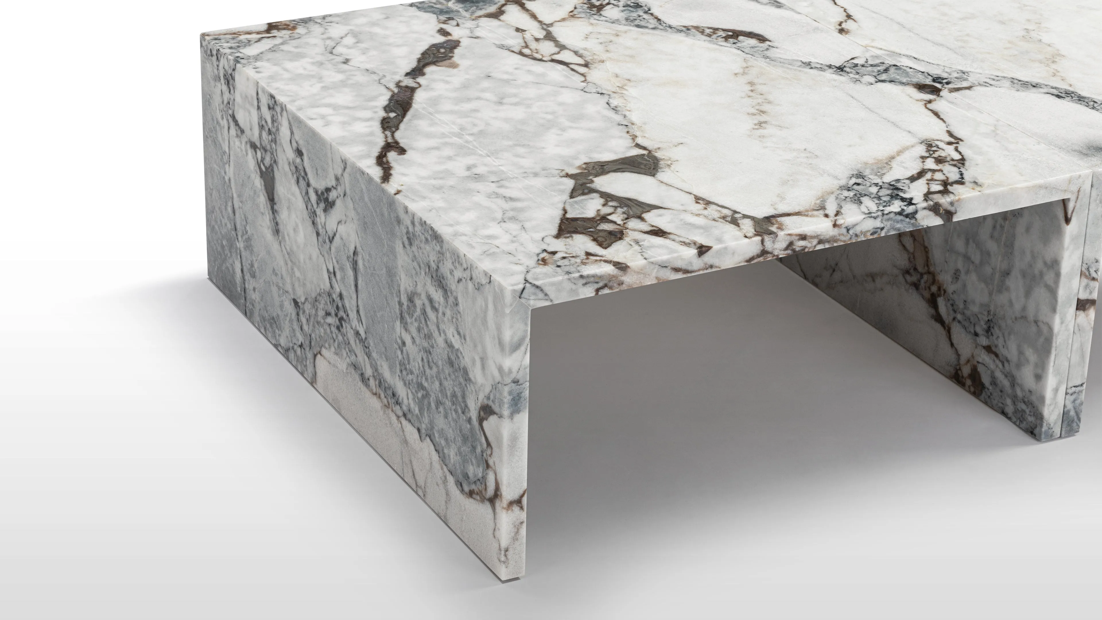 Selena - Selena Coffee Table, Modellato Marble