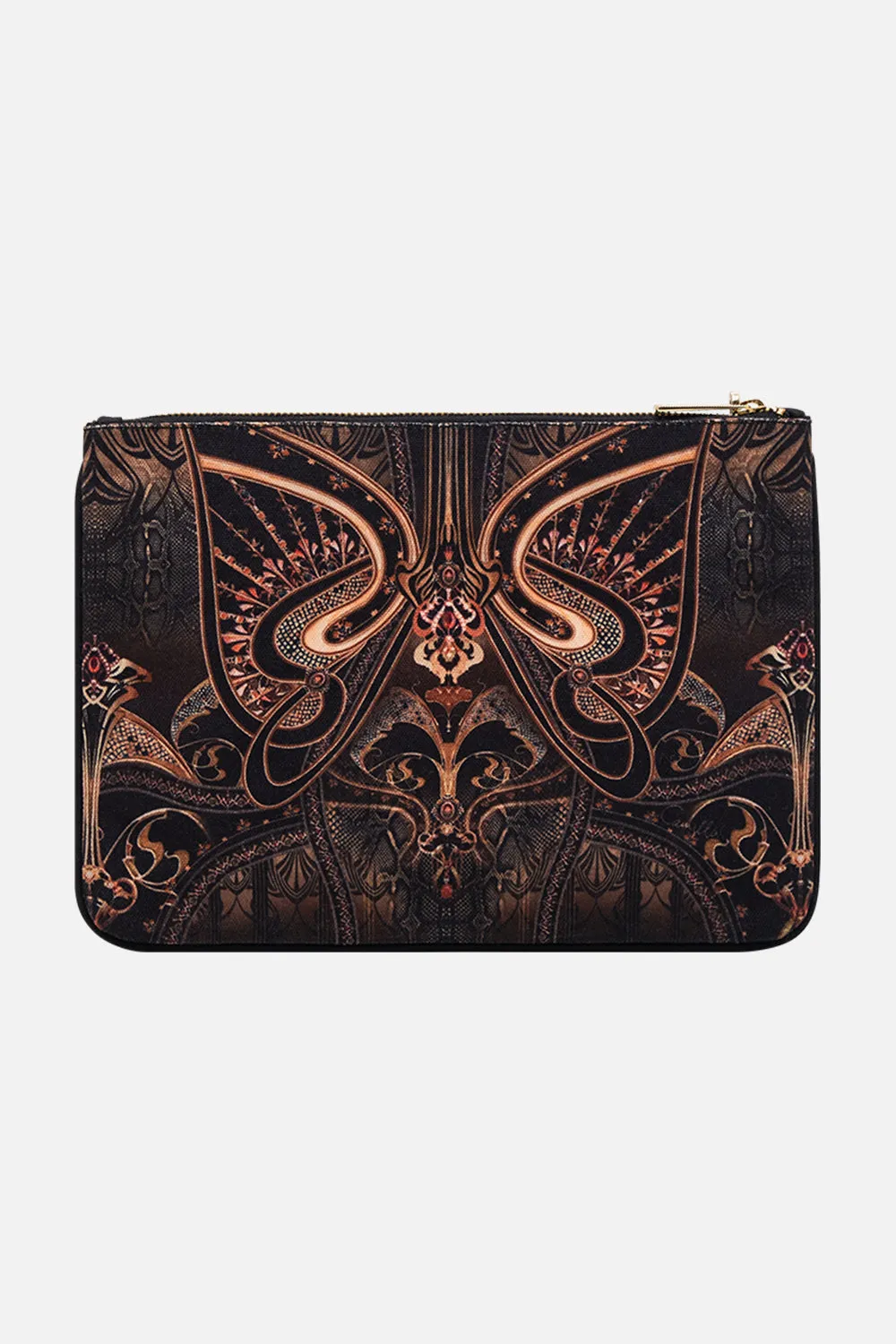 SMALL CANVAS CLUTCH NOUVEAU NOIR