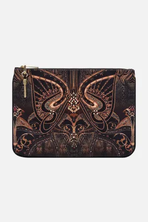 SMALL CANVAS CLUTCH NOUVEAU NOIR