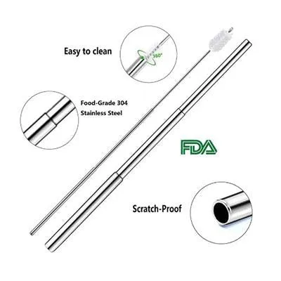 Stainless Steel Telescopic Drinking Straw