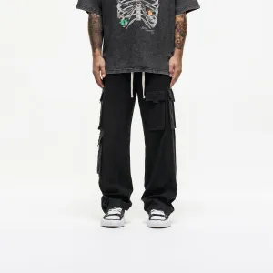 Tactical Baggy Black Cargo Pant