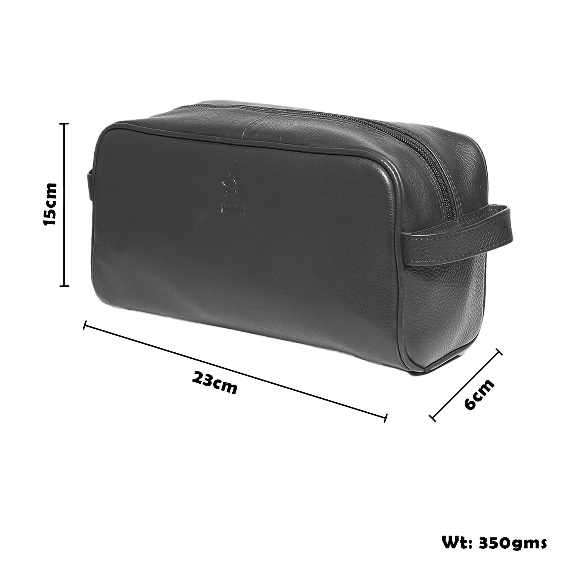 Ted Brown Leather Wash Bag for Men and Women