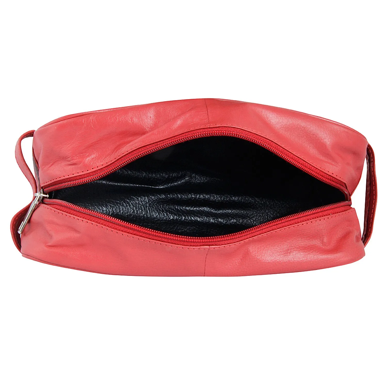 Ted Brown Leather Wash Bag for Men and Women