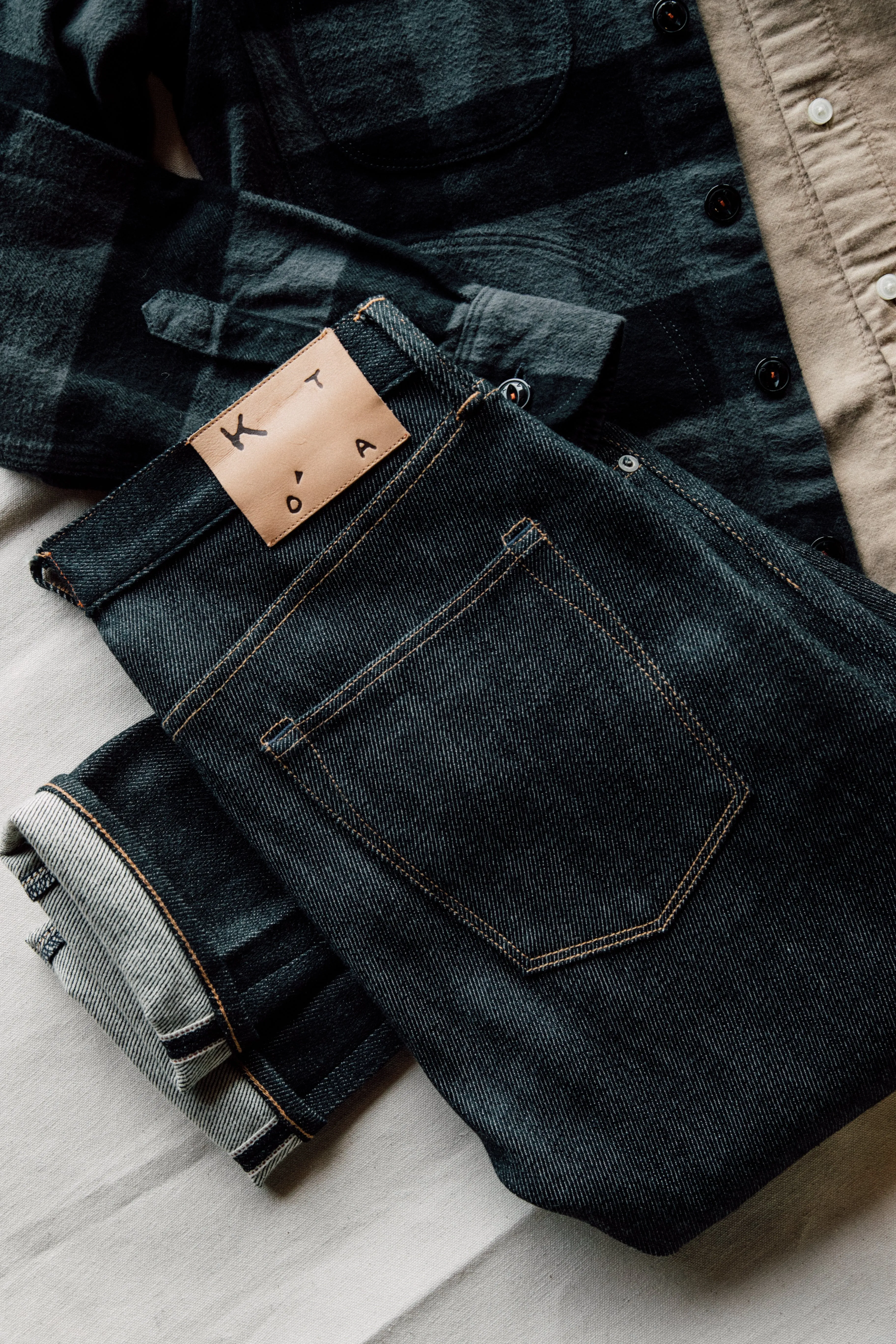 The Scissors Slim tapered - Indigo Raw Air 11.5oz Selvedge