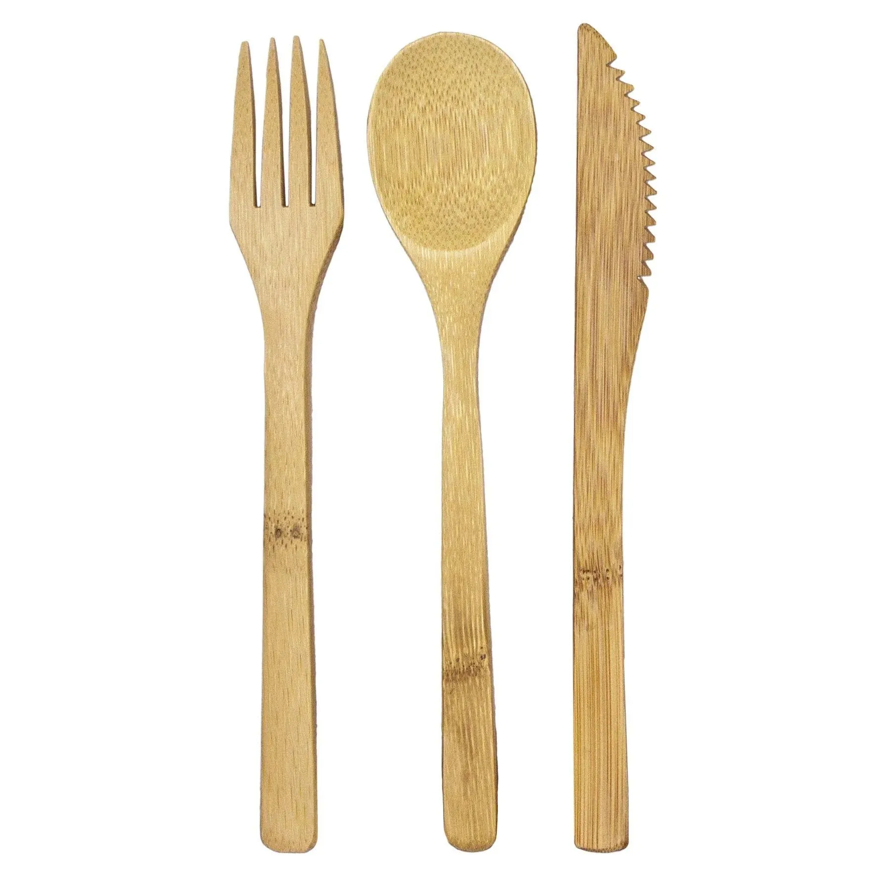 Totally Bamboo Reusable Flatware Set | Fork   Spoon   Knife