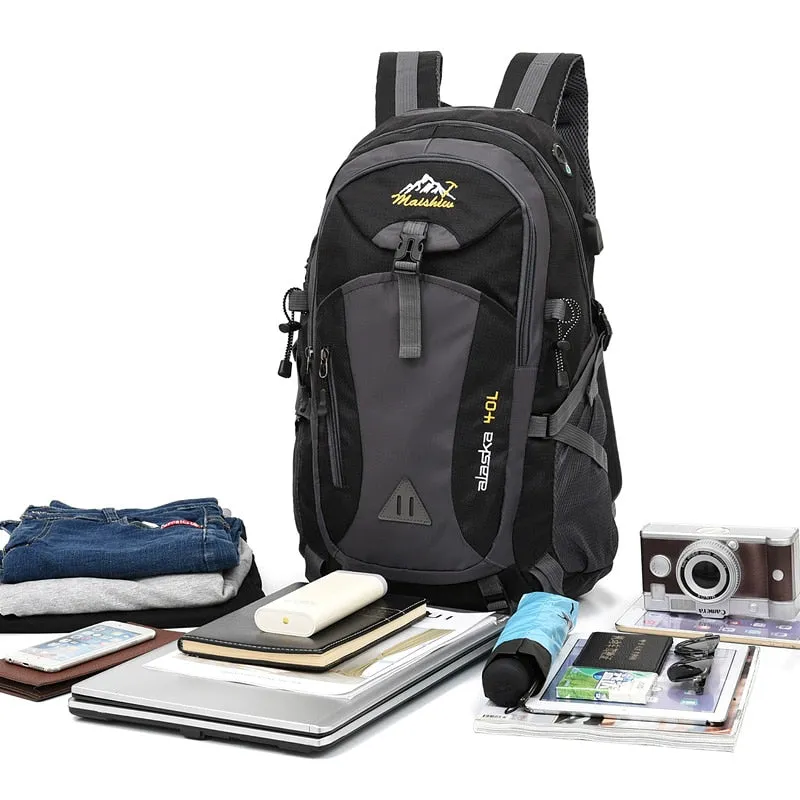 Unisex Waterproof Travel Climbing Backpack