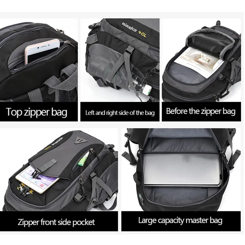 Unisex Waterproof Travel Climbing Backpack