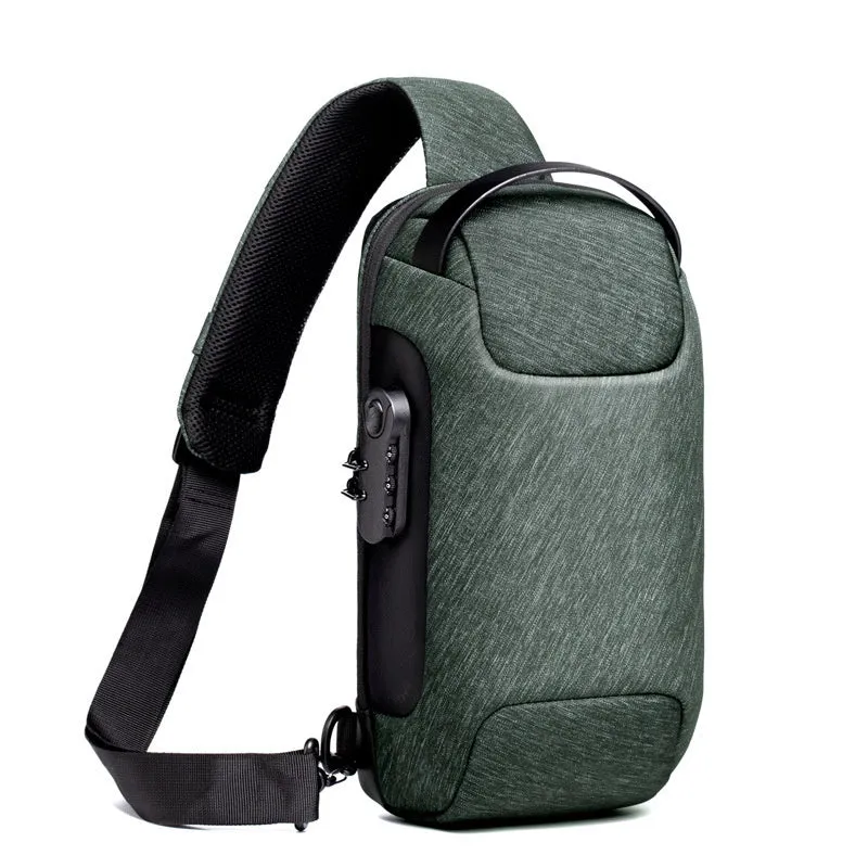 USB Charging Travel Shoulder Bag