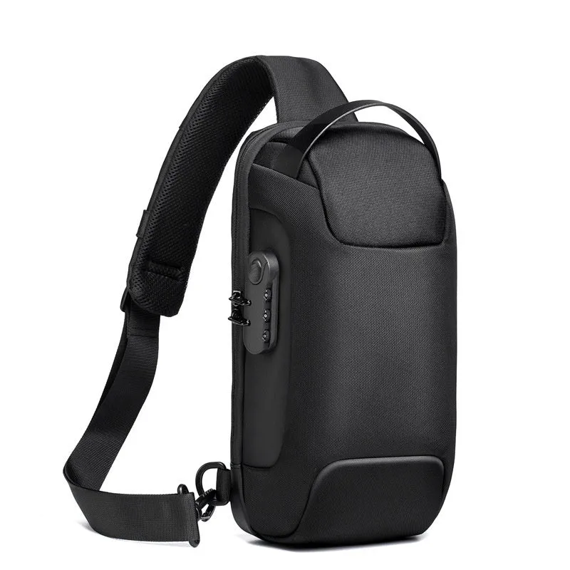 USB Charging Travel Shoulder Bag