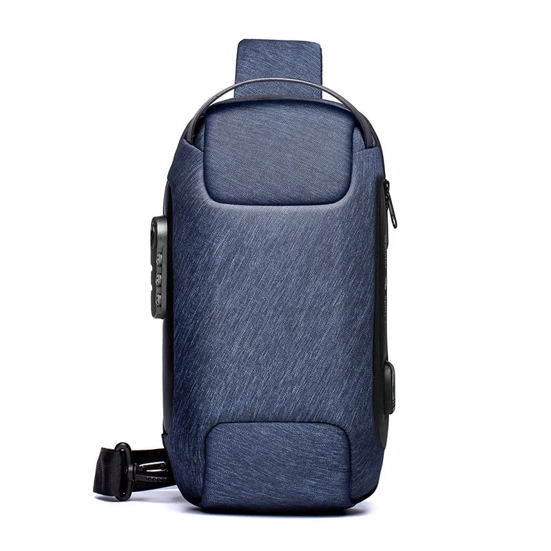 USB Charging Travel Shoulder Bag