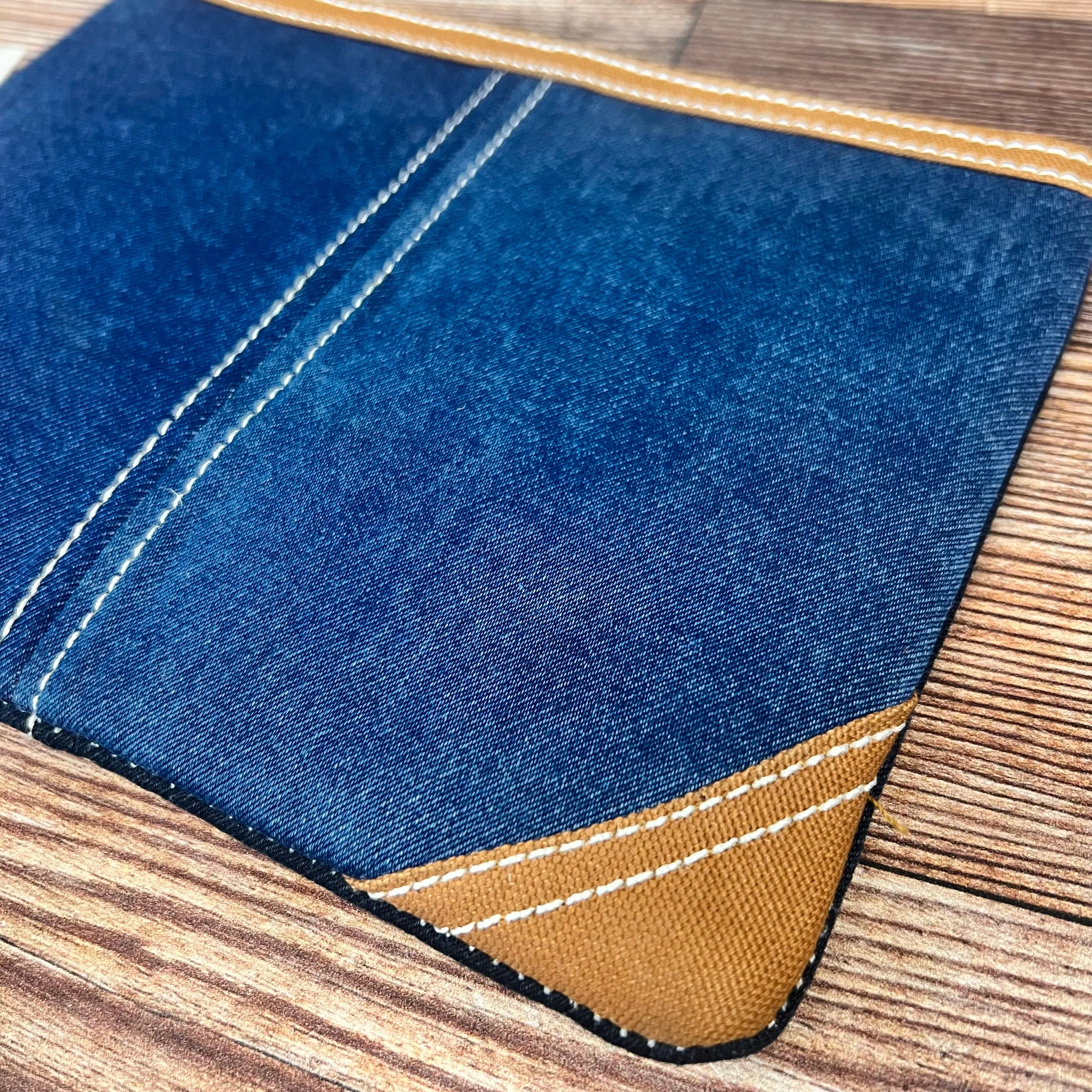 Vann & Co. - Denim Wristlet Pouch