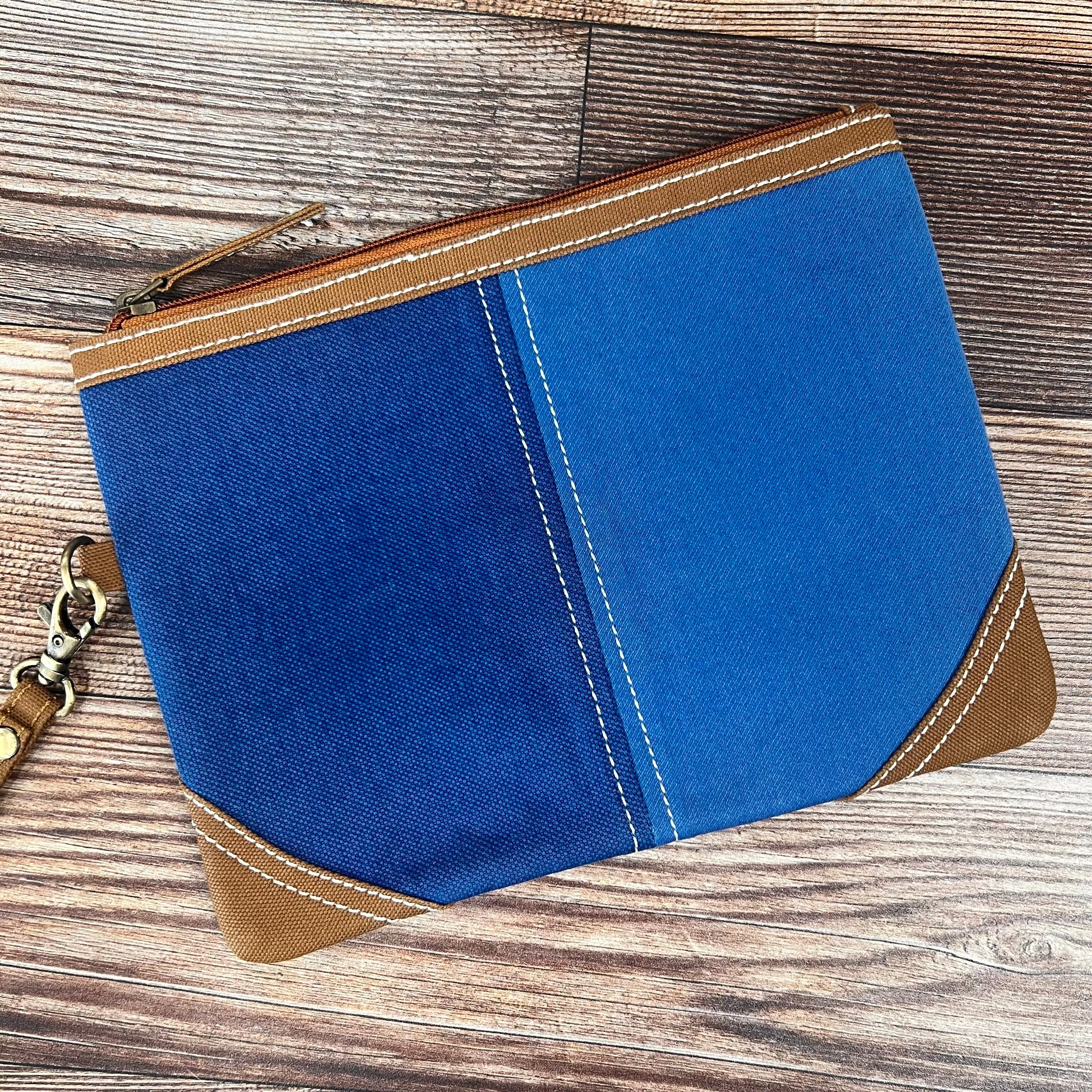 Vann & Co. - Denim Wristlet Pouch