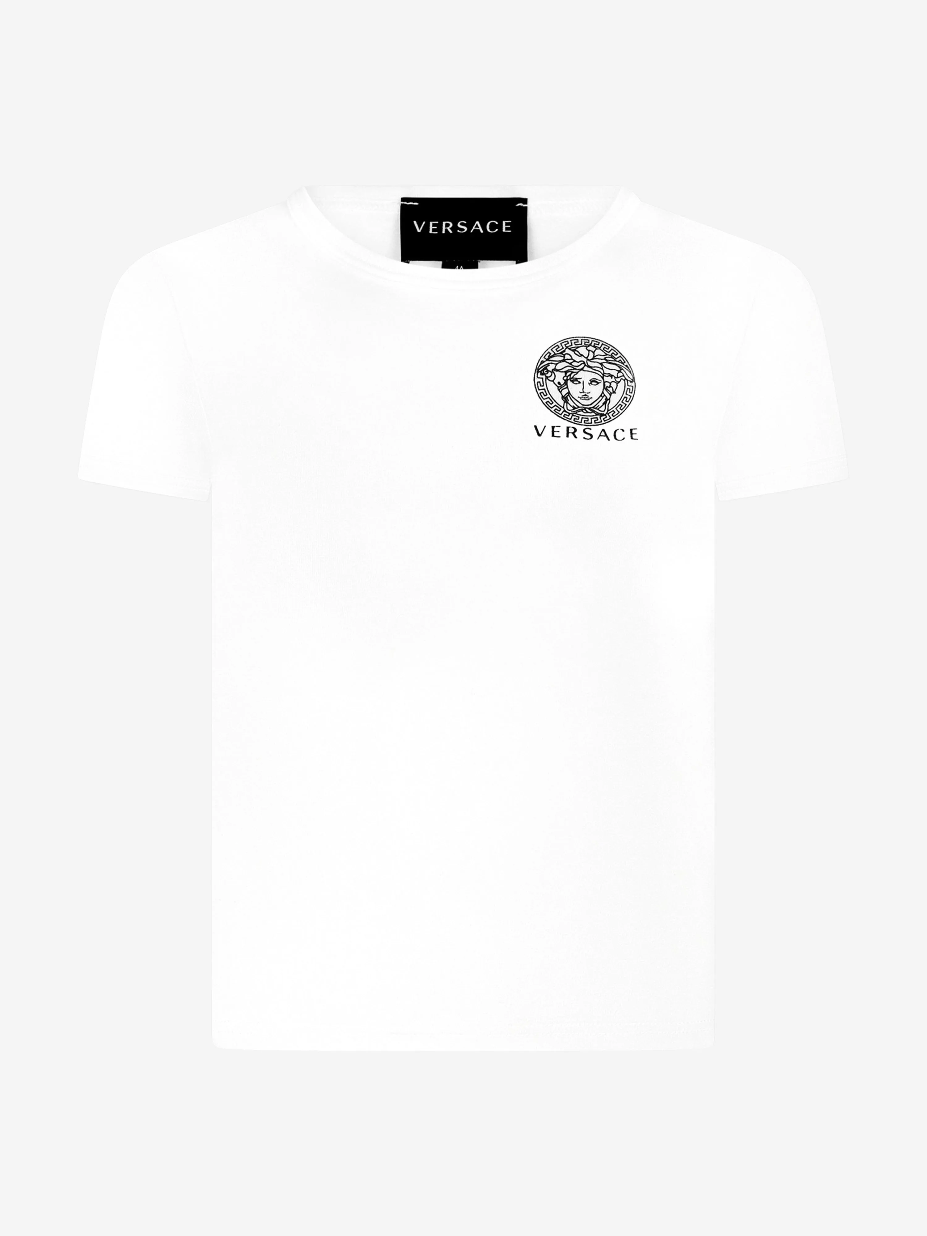 Versace Boys Cotton Medusa Logo T-Shirts (2 Pack)