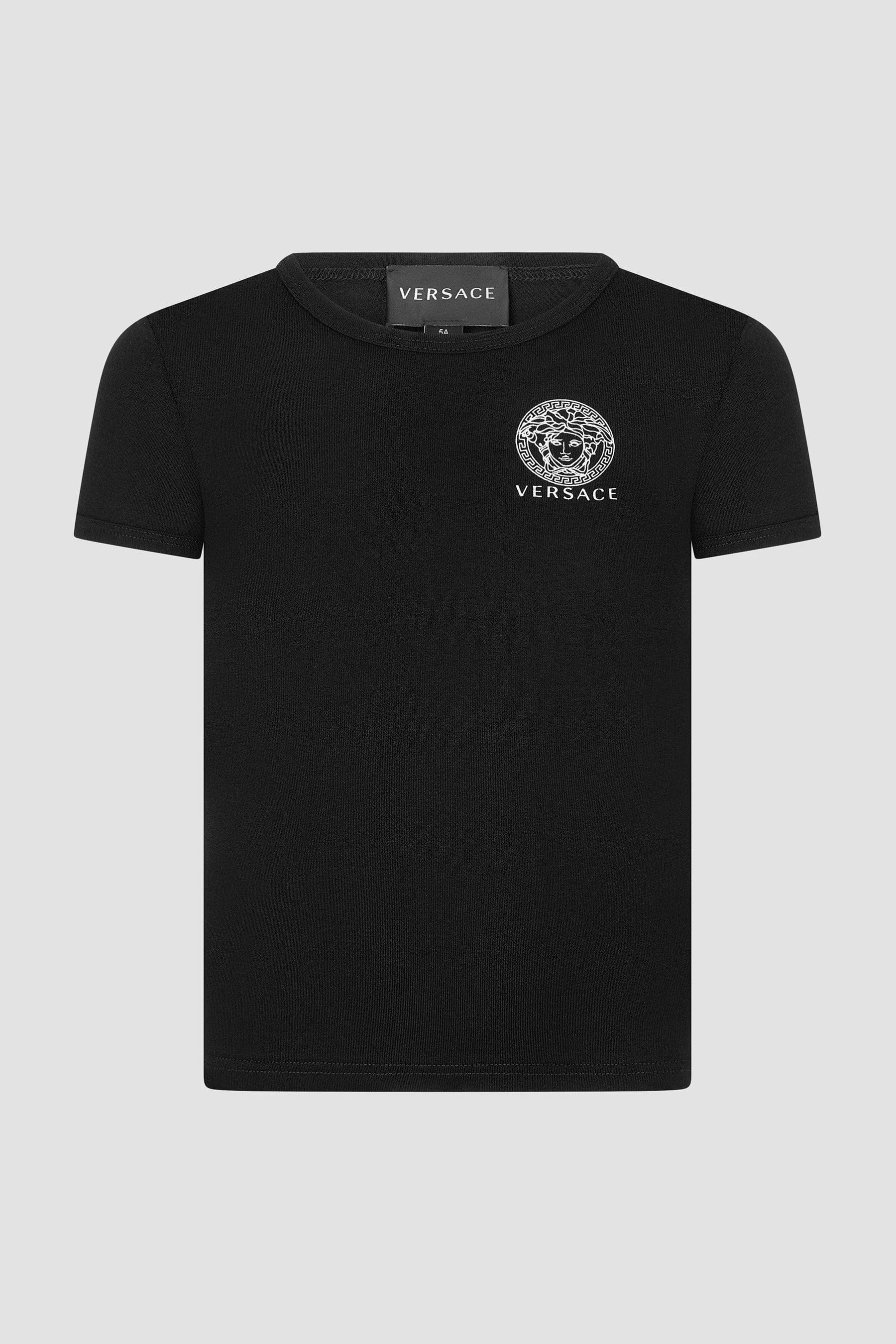 Versace Boys Cotton Medusa Logo T-Shirts (2 Pack)