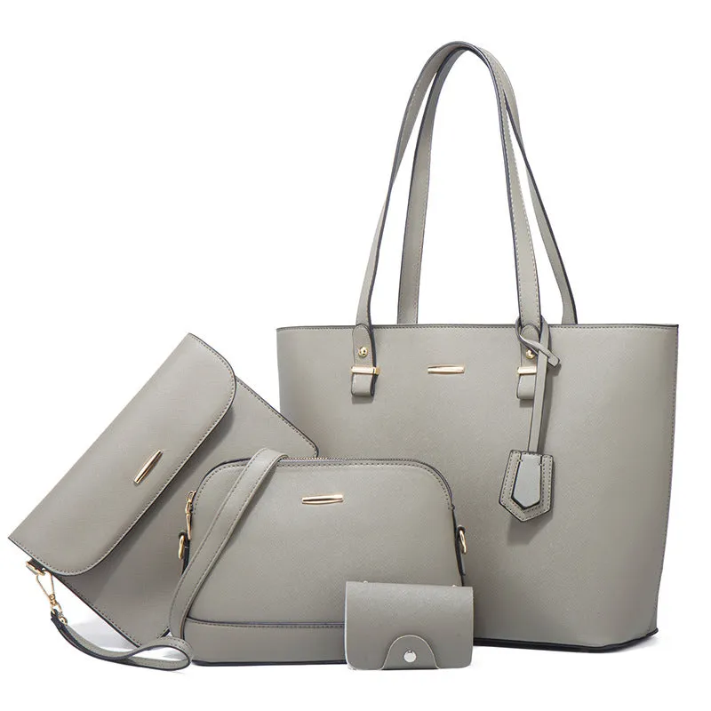 Vintage Large-capacity Tote Bag 4Pcs