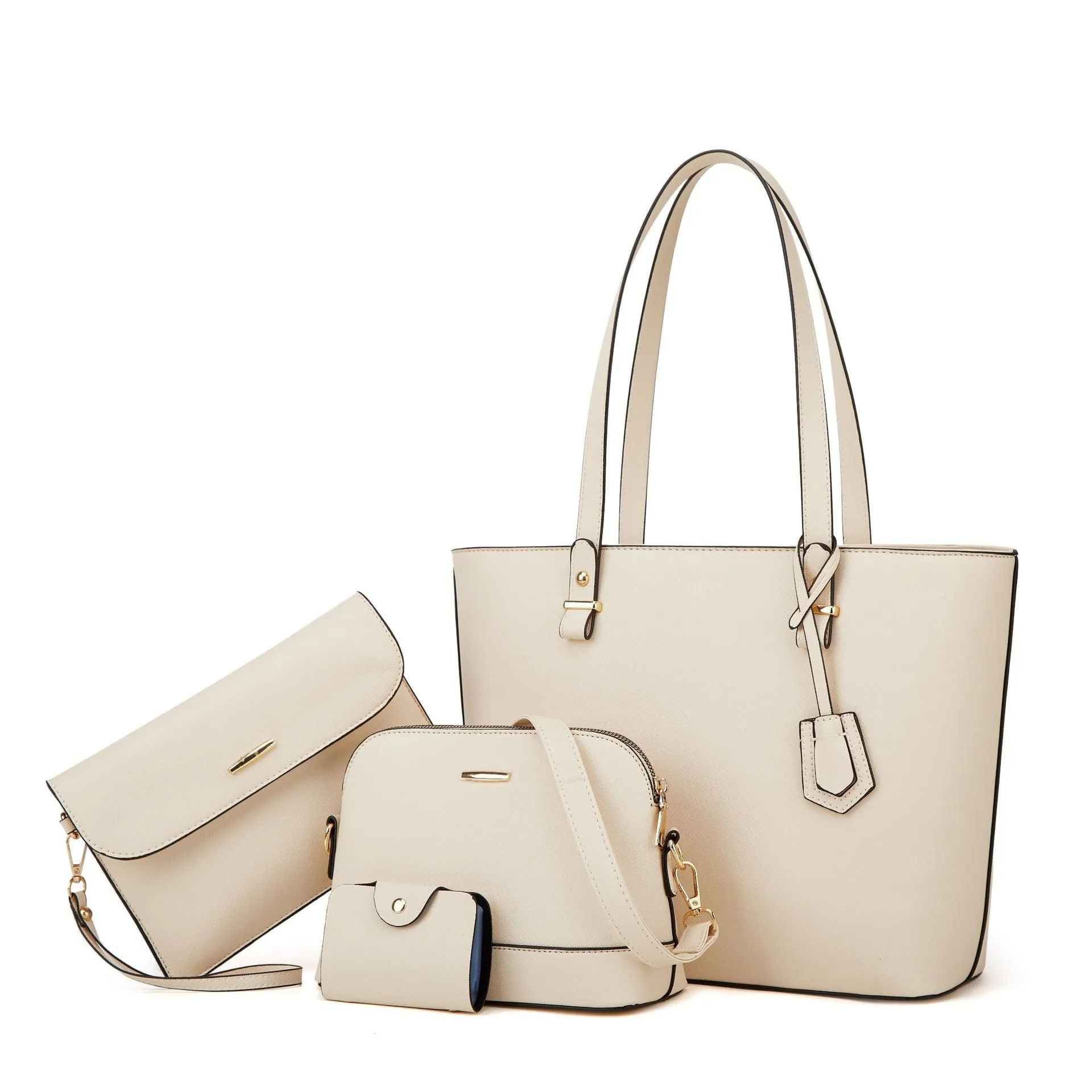 Vintage Large-capacity Tote Bag 4Pcs