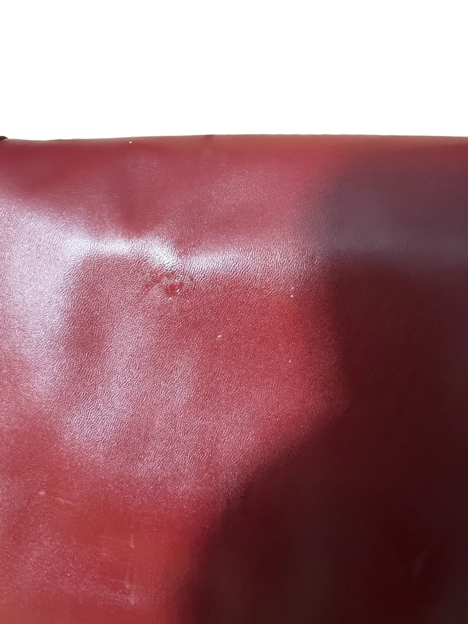 Vintage maroon leather purse Etienne Aigner