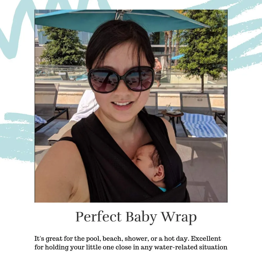 Vlokup Baby Wrap Water Sling Carrier Champagne