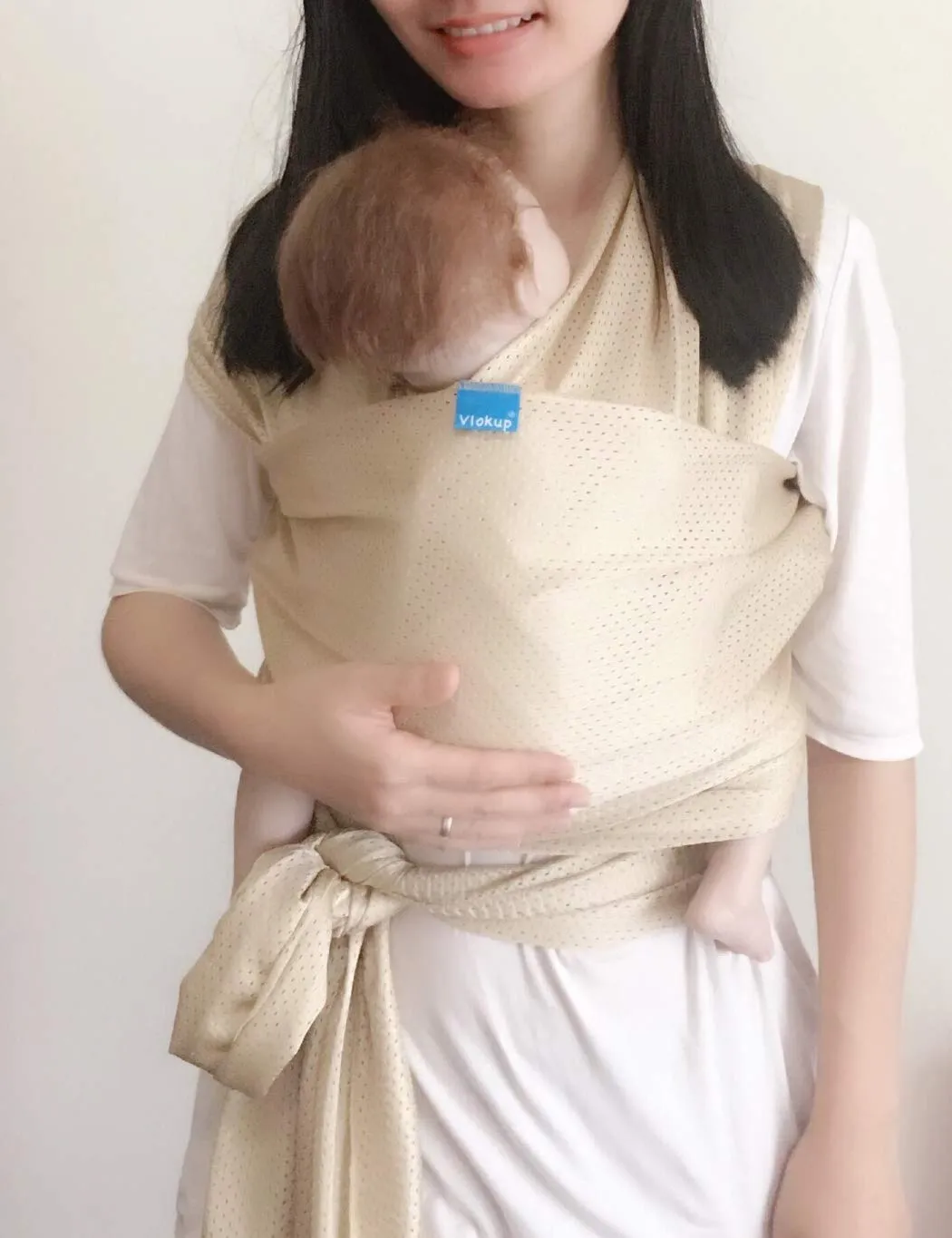 Vlokup Baby Wrap Water Sling Carrier Champagne