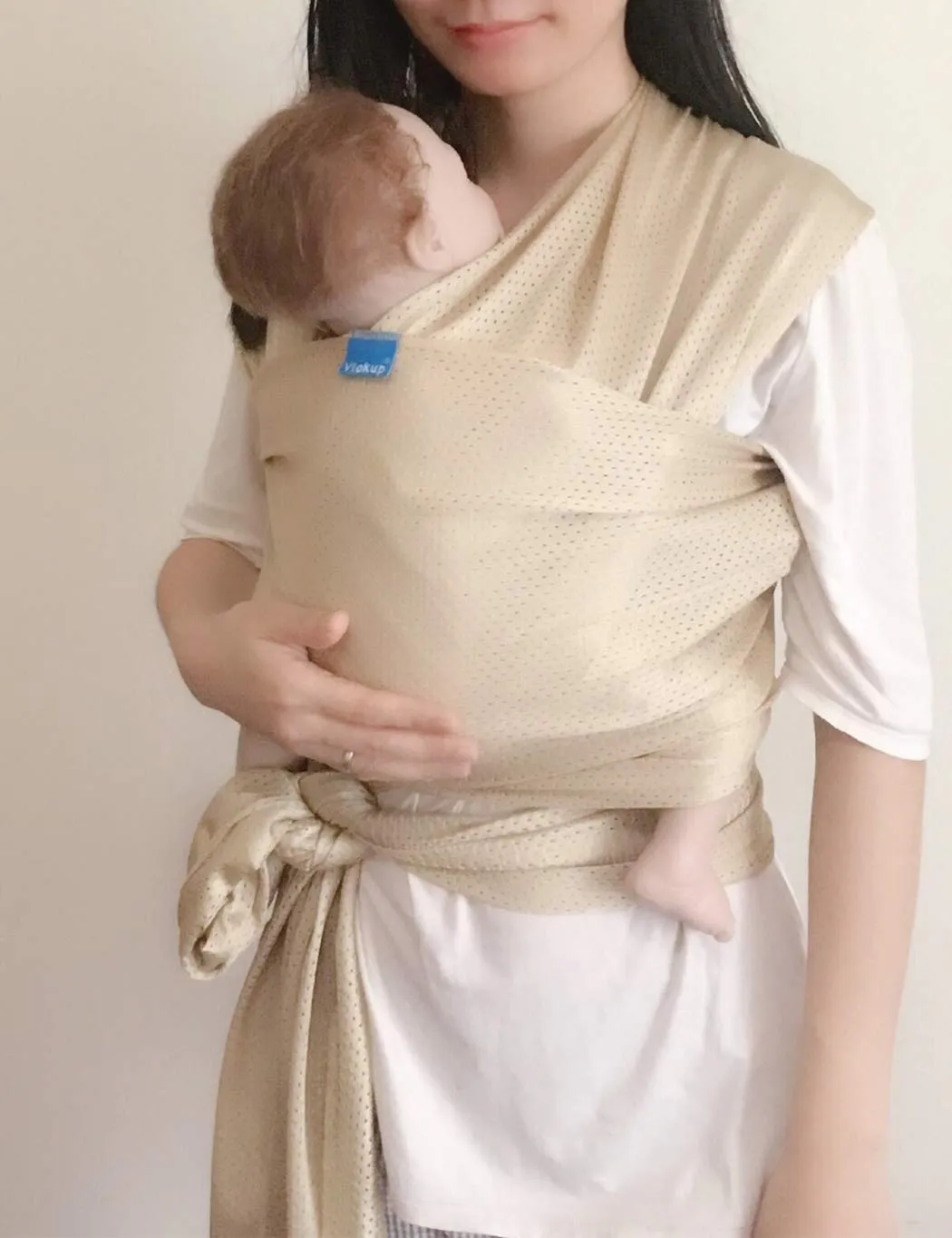 Vlokup Baby Wrap Water Sling Carrier Champagne
