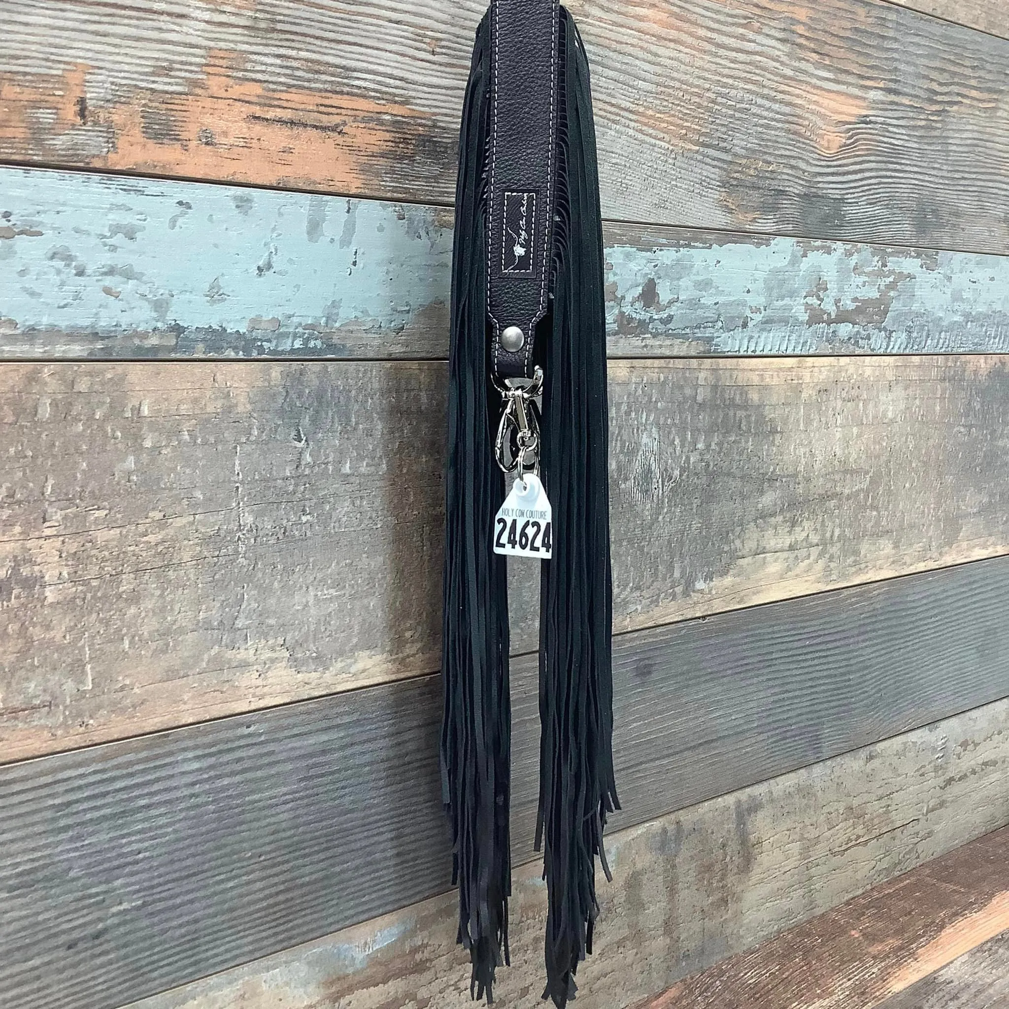 Western Mini Leather Fringe Strap 48" #24624