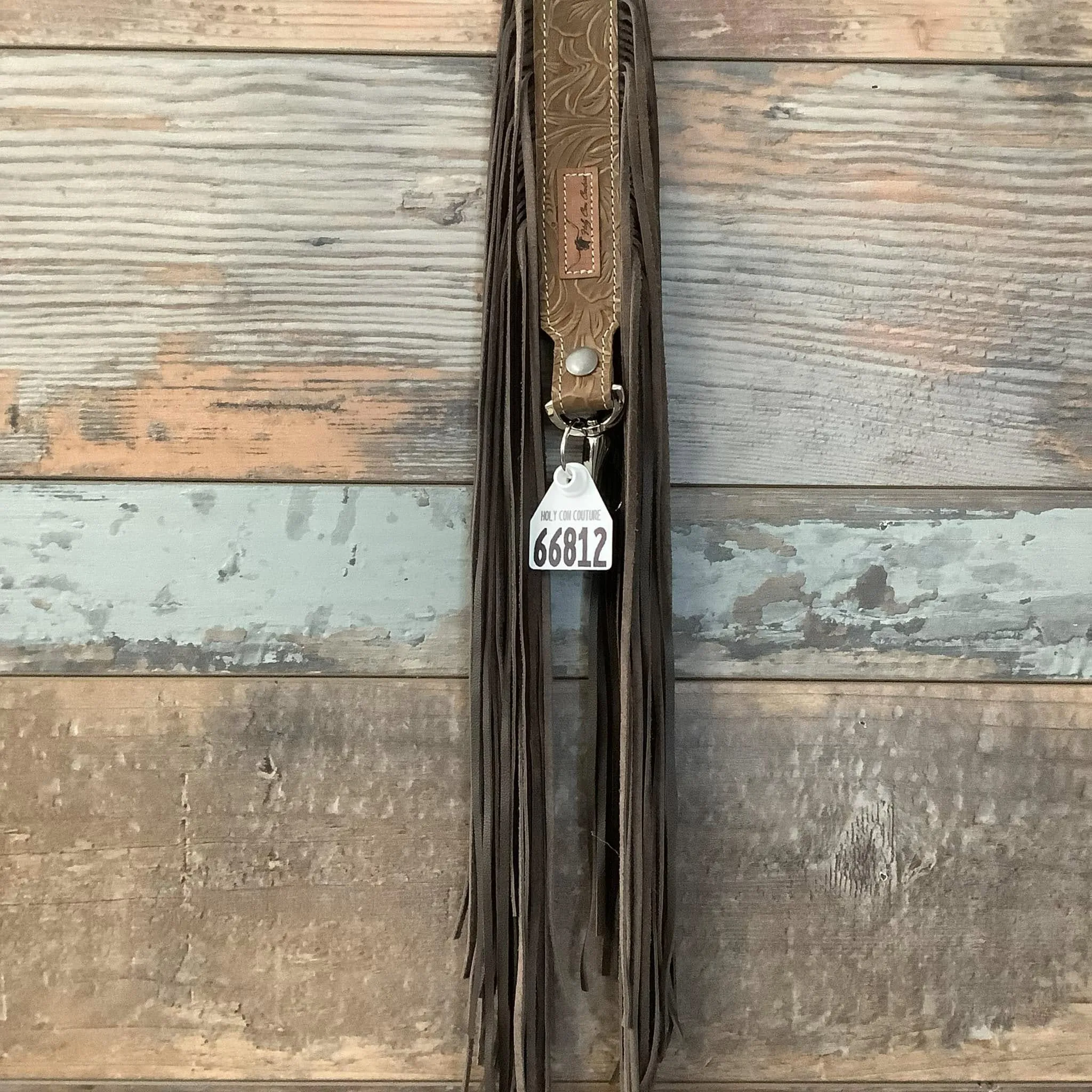Western Mini Leather Fringe Strap 48" #66812