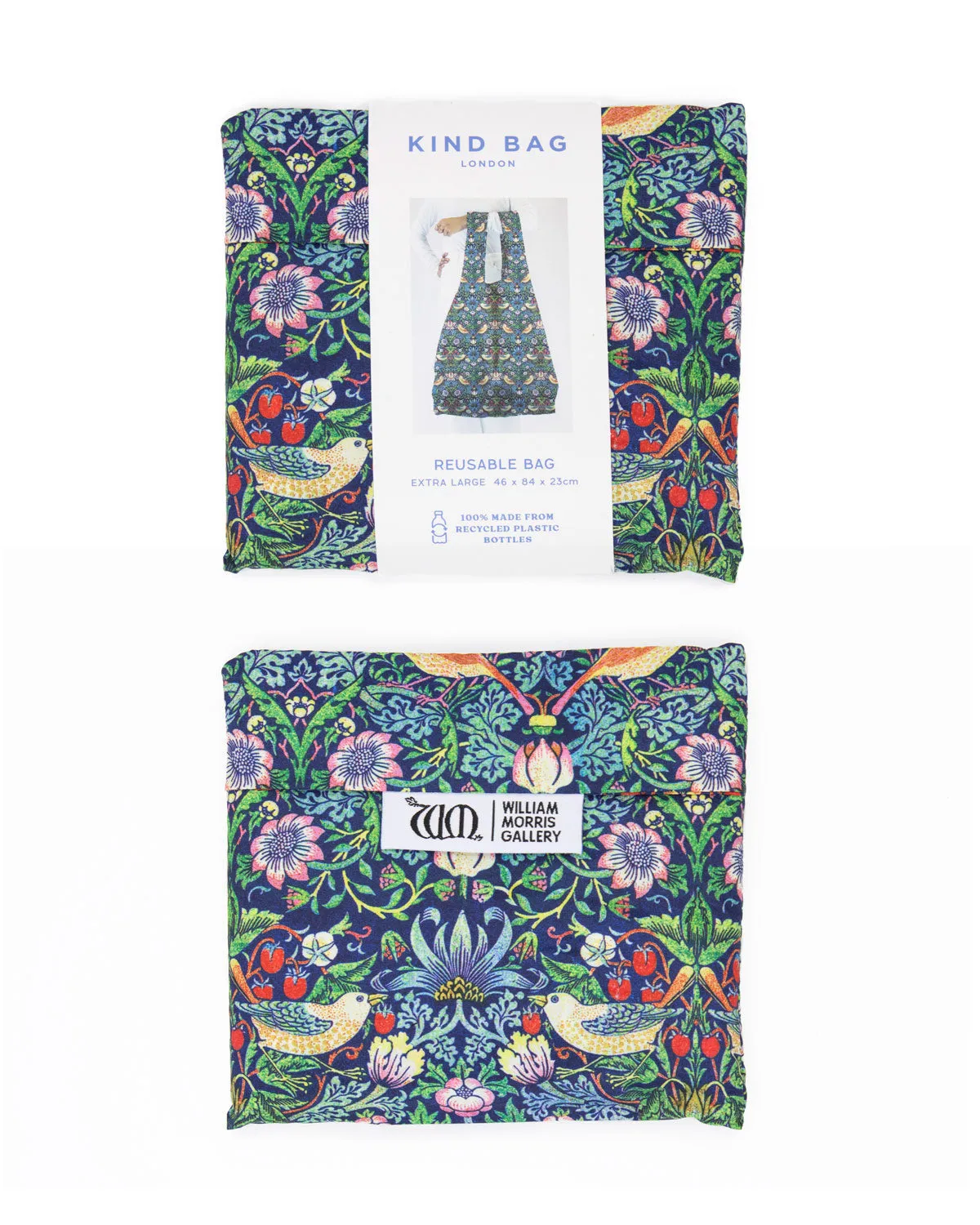 William Morris | Strawberry Thief | Extra Large Reusable Bag