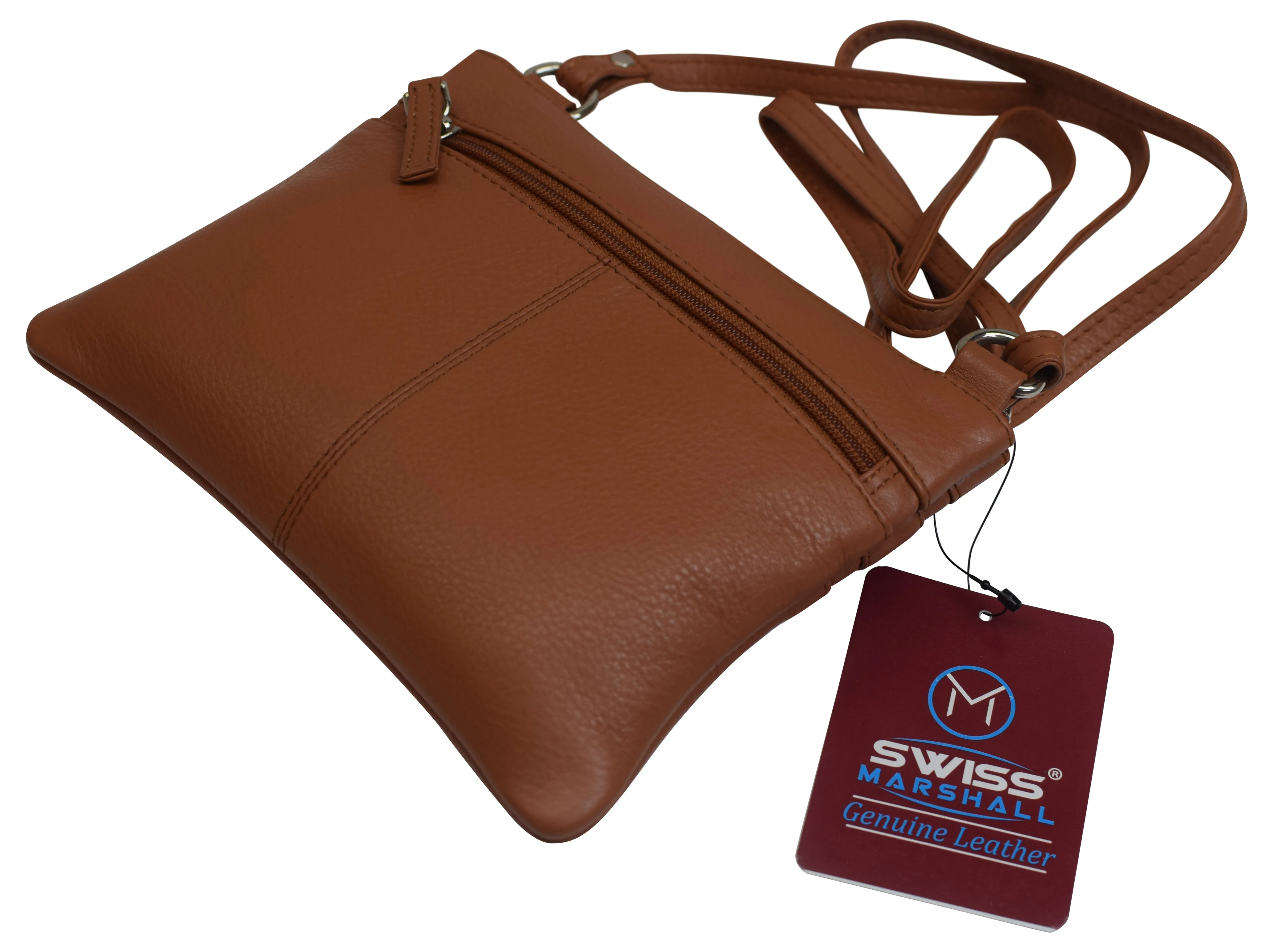 Women's Genuine Leather Handbag Cross Body Bag Shoulder Bag Organizer Mini Purse