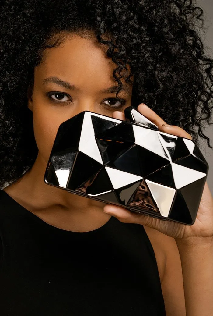 Zaha Clutch Silver